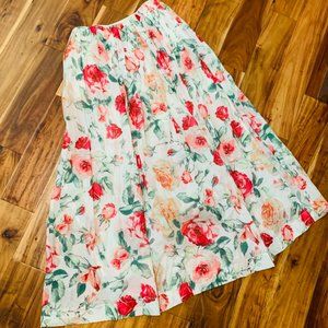 W by Worth Floral Maxi Skirt